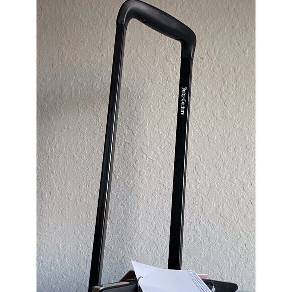 JUICY COUTURE 25” Hardcase Upright Wheeled Spinner Iridescent Marble Suitcase - Picture 8 of 11